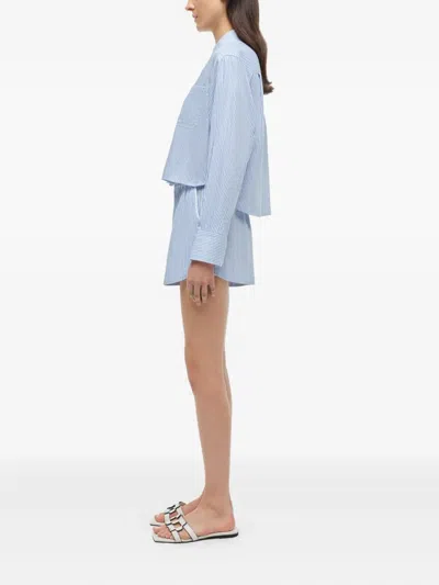 Simkhai Striped Cotton Shirt