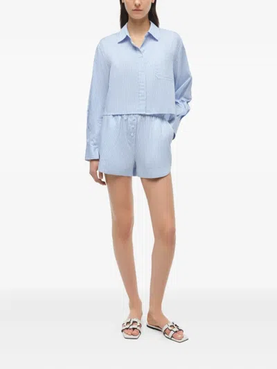 Simkhai Striped Cotton Shirt