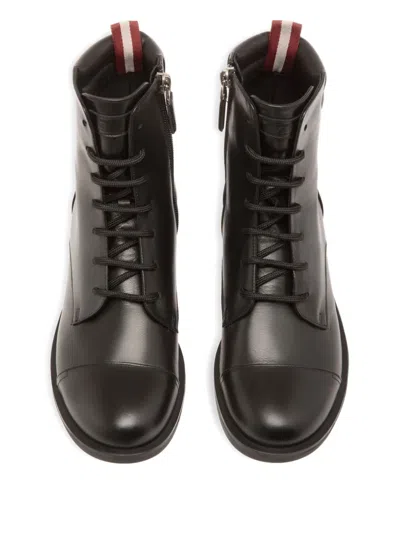Bally Lace-up Padded-collar Boots