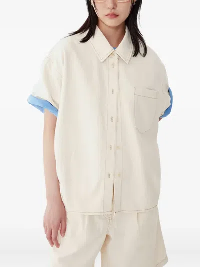 Studio Tomboy Detachable-collar Shirt
