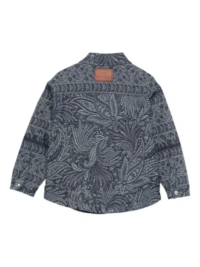 Etro Paisley-print Denim Jacket