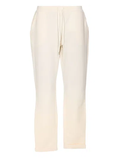 Liu •jo Drawstring-waist Trousers In Neutral
