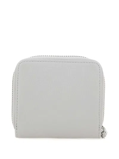 Gianni Chiarini Zip-around Leather Wallet In Gray