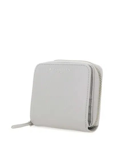Gianni Chiarini Zip-around Leather Wallet In Gray
