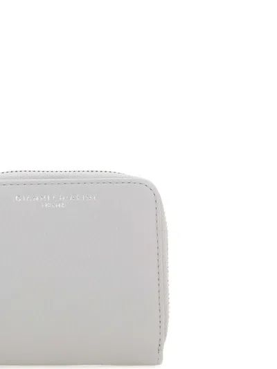 Gianni Chiarini Zip-around Leather Wallet In Gray