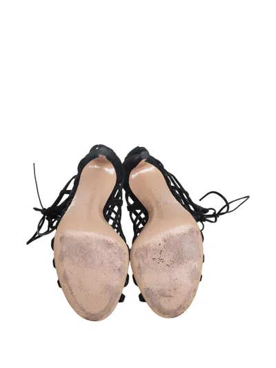 Pre-owned Gianvito Rossi 2024 110mm Caged Lace-up Sandals