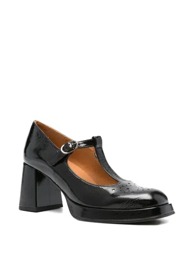 Chie Mihara 80mm T-bar Block-heel Pumps