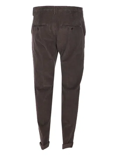 Dondup Brown Corduroy Jeans With Tailored Fit In Brown