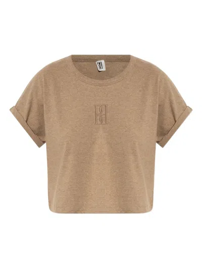 By Malene Birger Hrdalia Embroidered-logo T-shirt