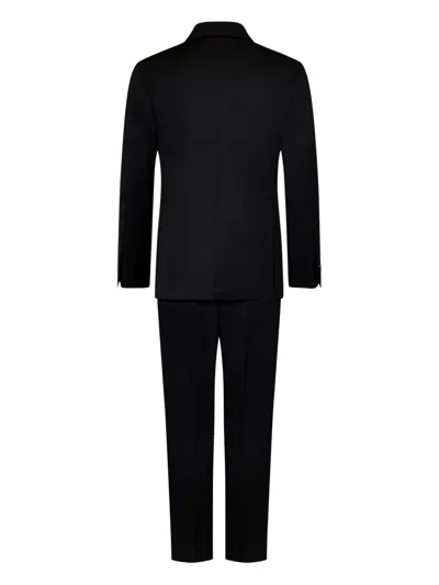 Franzese Collection Franzese Napoli James Bond Model Suit In Black
