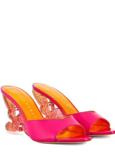 Sophia Webster Paloma Butterfly-wing Heeled Sandals