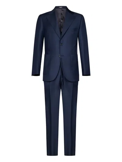Franzese Collection Franzese Napoli Lapo Elkann Model Suit In Blue