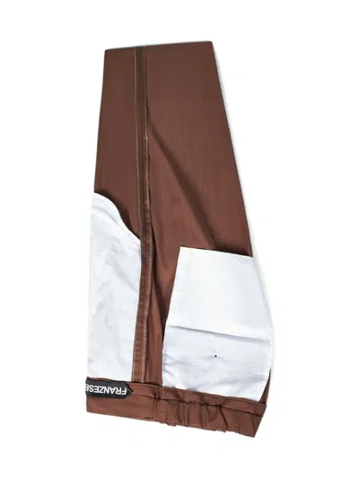 Franzese Collection Franzese Napoli Stefano De Martino Model Trousers In Brown
