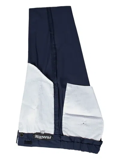 Franzese Collection Stefano De Martino Pleated Drawstring Trousers In Blue