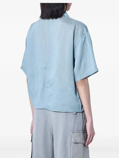 Our Legacy Short Sleeve Shirt In Blue