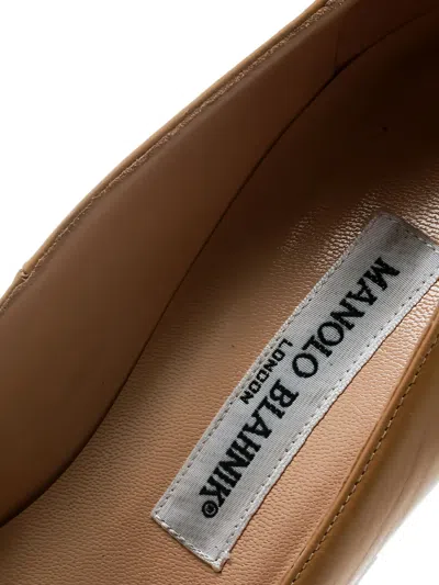 Pre-owned Manolo Blahnik  105mm Leather Pumps