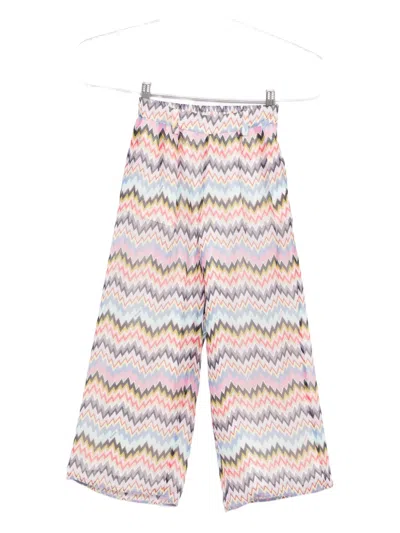 Missoni Zig-zag Print Trousers In Pink