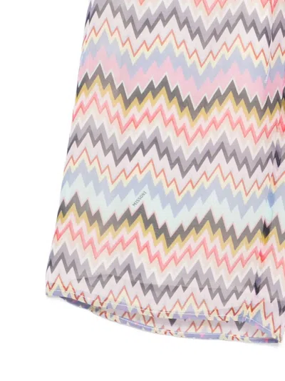 Missoni Zig-zag Print Trousers In Pink