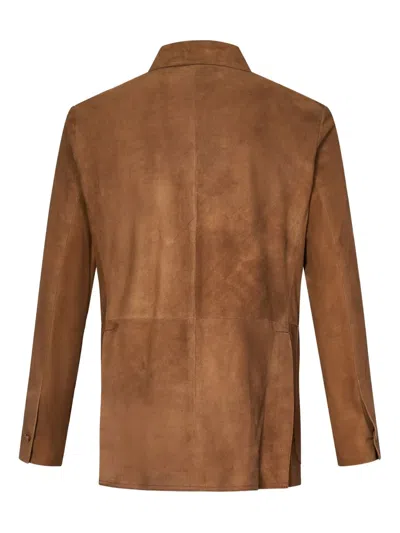 Franzese Collection Franzese Napoli Stefano De Martino Model Blazer In Brown