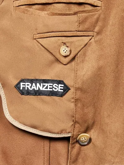 Franzese Collection Franzese Napoli Stefano De Martino Model Blazer In Brown