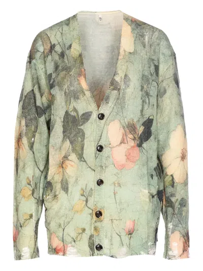 R13 Floral Pattern Women's Cardigan In Multi