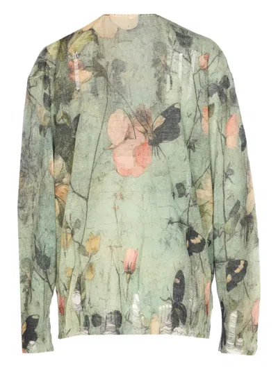 R13 Floral Pattern Women's Cardigan In Multi