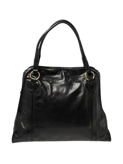 Pre-owned Marc Jacobs Vintage  Wellington Satchel Bag In Black