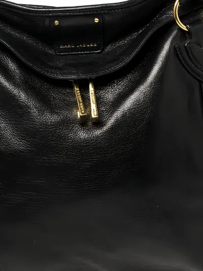 Pre-owned Marc Jacobs Vintage  Wellington Satchel Bag In Black