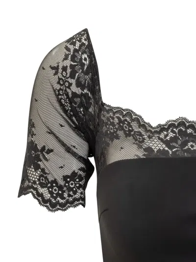 Chiara Boni La Petite Robe Gonno Lace-insert Maxi Dress
