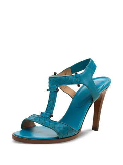 Pre-owned Bottega Veneta Intrecciato Leather Sandals