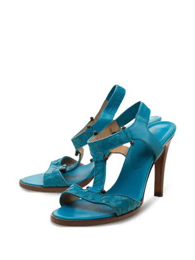 Pre-owned Bottega Veneta Intrecciato Leather Sandals