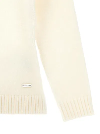Monnalisa Halterneck Sweater In Neutral