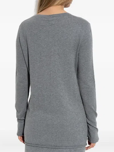 Lisa Yang Ribbed-knit Jumper In Gray