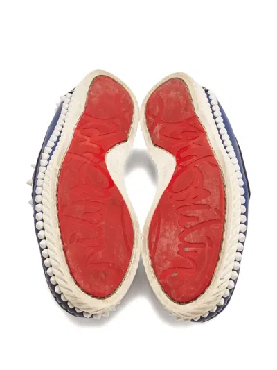 Pre-owned Christian Louboutin 2024 Spikes Grommets Loafers