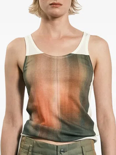 Tanaka Abstract-print Tank Top In Multi