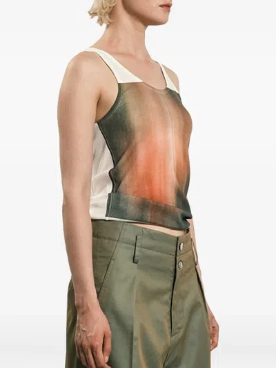 Tanaka Abstract-print Tank Top In Multi