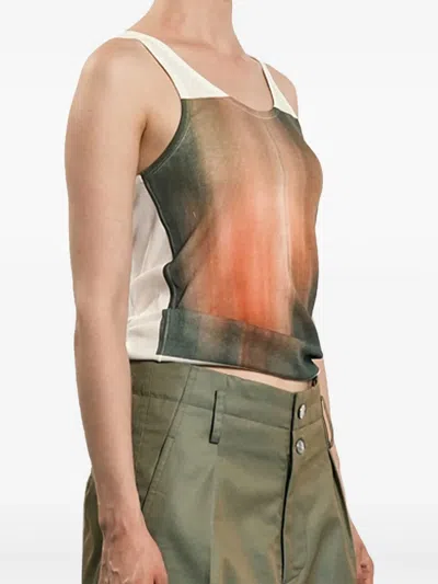 Tanaka Abstract-print Tank Top In Multi