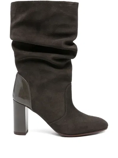 Chie Mihara Gray Shoes In Brown