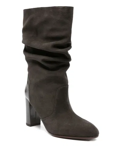 Chie Mihara Gray Shoes In Brown
