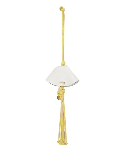 Versace Medusa Leather-tassel Keyring In Multi