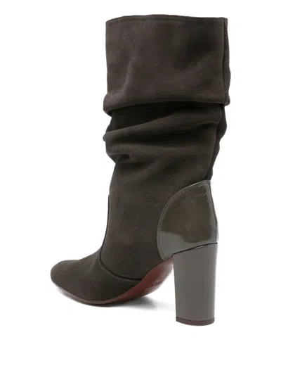 Chie Mihara Gray Shoes In Brown