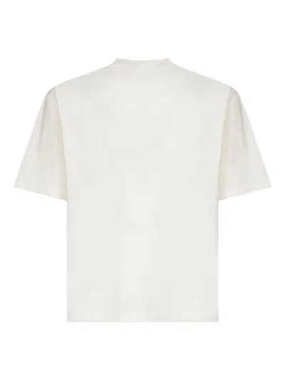 Stone Island Ivory Combed Organic Cotton Jersey T-shirt