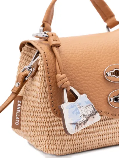 Zanellato Postina Spinnaker Leather-trimmed Bag