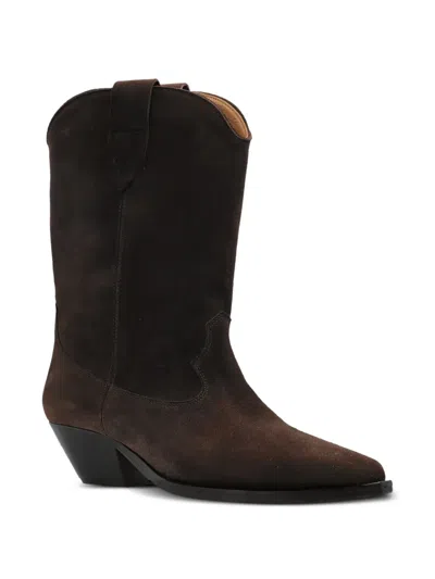 Isabel Marant 40mm Duerto Pointed-toe Suede Cowboy Boots