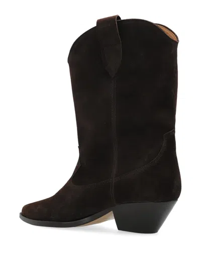 Isabel Marant 40mm Duerto Pointed-toe Suede Cowboy Boots