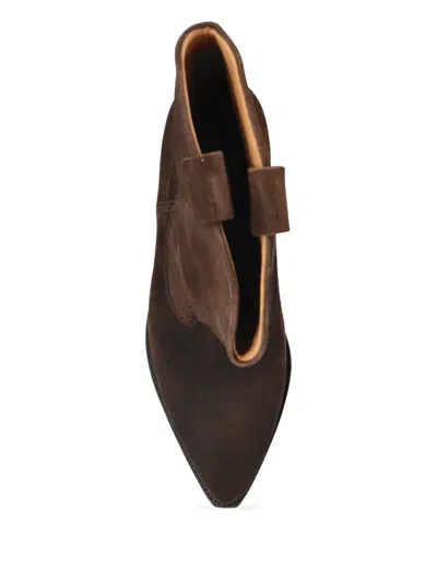 Isabel Marant 40mm Duerto Pointed-toe Suede Cowboy Boots