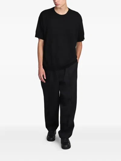 Jil Sander Short-sleeve Crew-neck T-shirt In Black