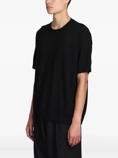 Jil Sander Short-sleeve Crew-neck T-shirt In Black