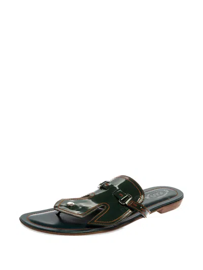 Pre-owned Tod's Vintage 2023 Buckle-embellished Sandals