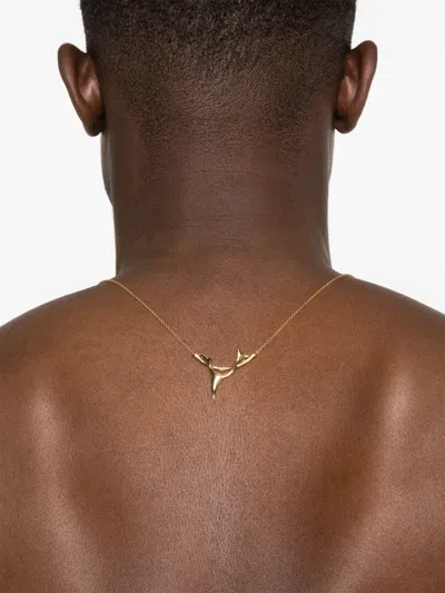 Shaun Leane Rose Thorn Branch Pendant Necklace In Gold